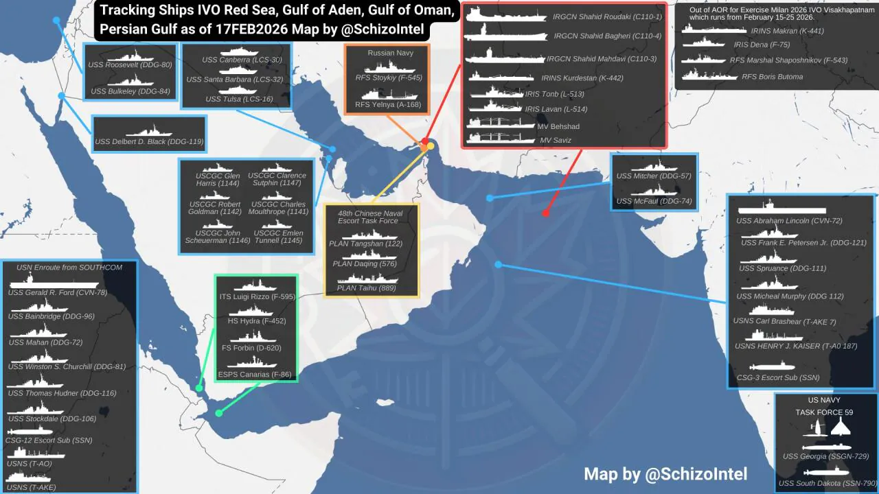 [정보/소식] 실시간 미 해군전력의 33%가 모인 이란 앞바다 | 인스티즈