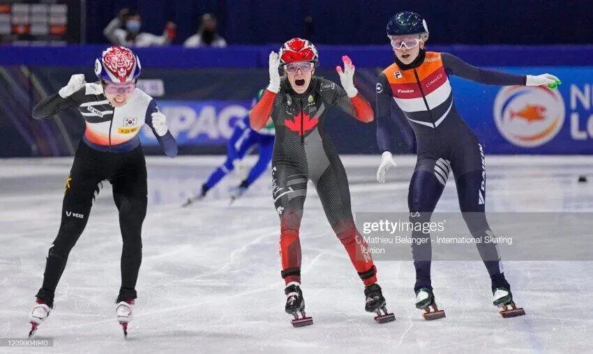 최민정의 막판 스퍼드를 보고 멘붕이 온 상대 선수들.jpgif | 인스티즈