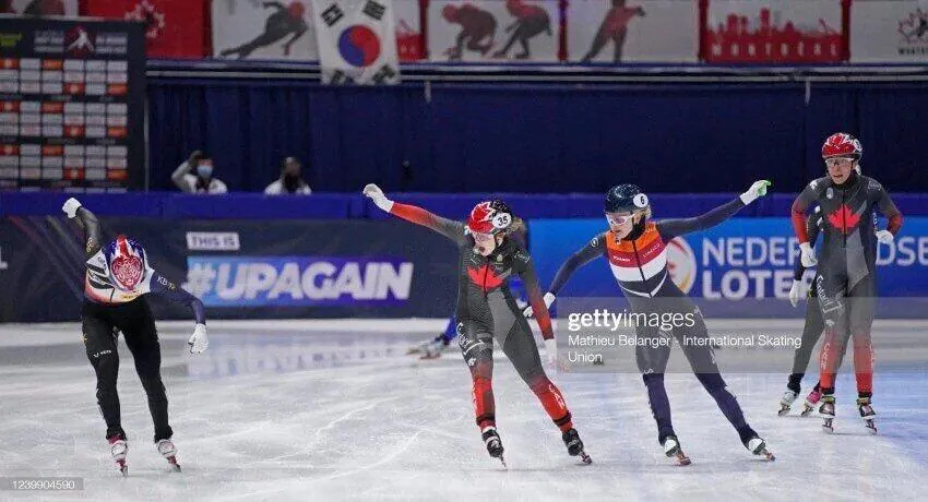 최민정의 막판 스퍼드를 보고 멘붕이 온 상대 선수들.jpgif | 인스티즈