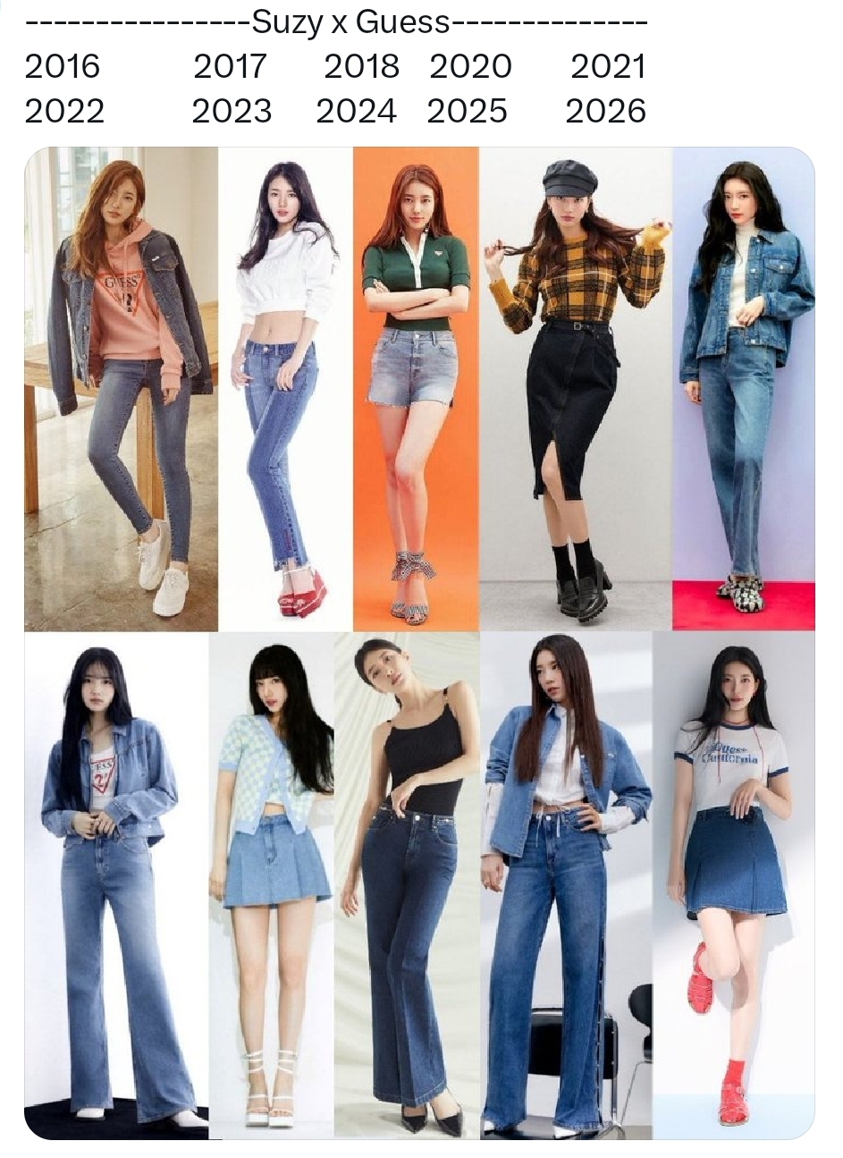 [잡담] 수지) 배수지 10년째 재계약한 게스 스프링 컬렉션 | 인스티즈
