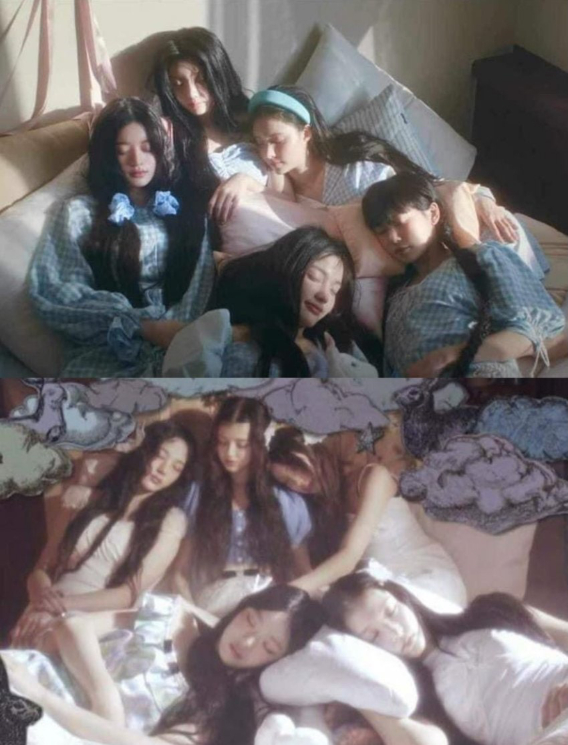 [잡담] 이걸보고도 절대 안비슷하고 흔한 컨셉이라던 아일릿 팬들 | 인스티즈
