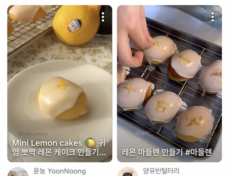 [잡담] 초코머핀+레몬마들렌 vs초코스틱 휘낭시에+레몬마들렌 | 인스티즈