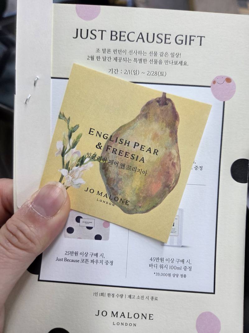 [잡담] 백화점에서 살것만사서 나오는데 향수 시향지 향이 좋아서 다시 빽해서 이름 알아옴 | 인스티즈