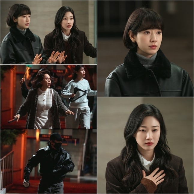 [정보/소식] 언더커버미쓰홍) '미쓰홍' 박신혜-하윤경, 女기숙사 잠입한 괴한에 아수라장 위기 | 인스티즈