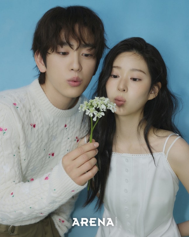 [정보/소식] 샤이닝) 박진영·김민주, 청춘 멜로 케미 "'샤이닝', 사계절 담았다" [화보] | 인스티즈