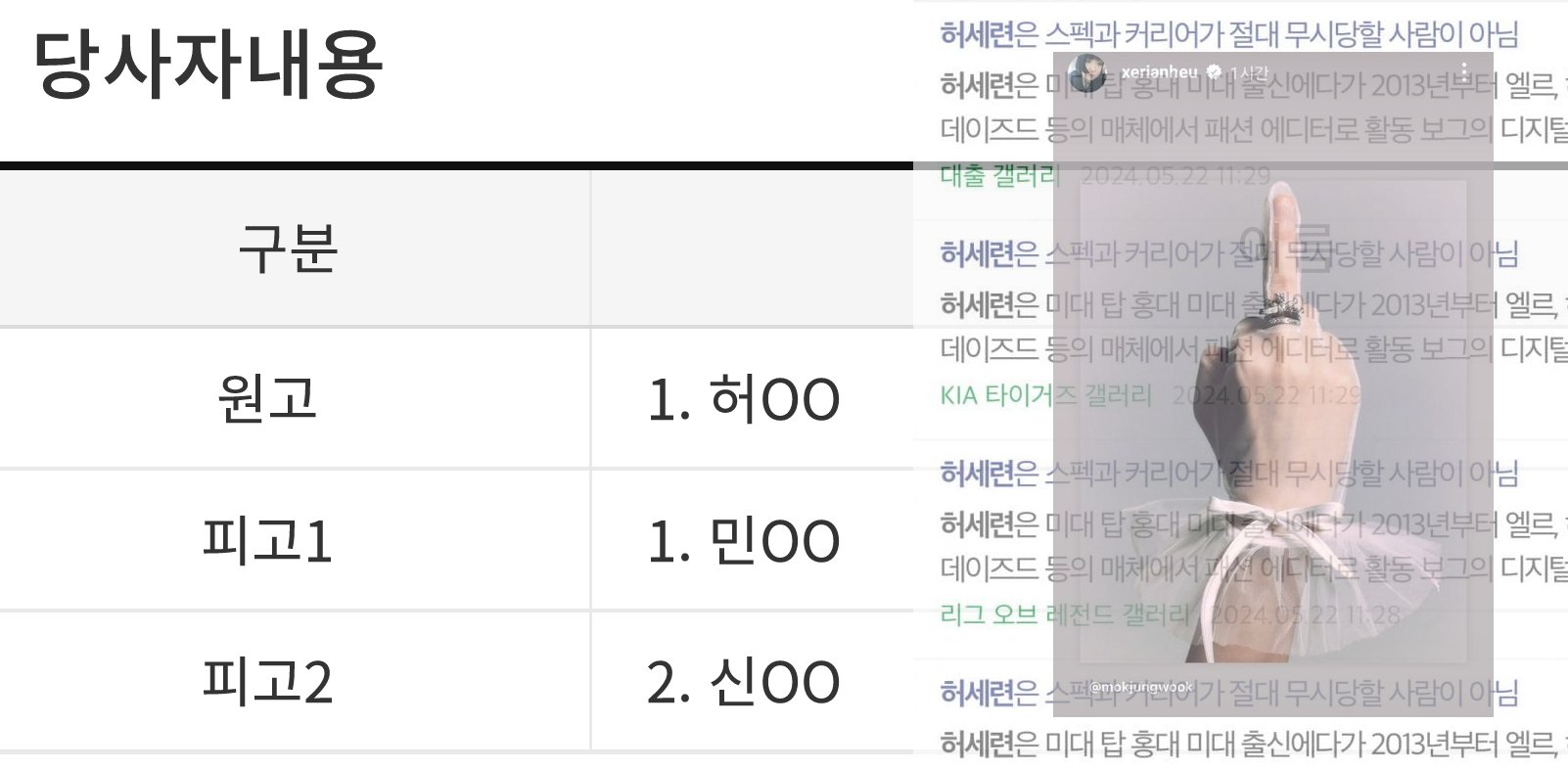[정보/소식] 빌리프랩과 별개로 개인이 민희진한테 소송건 아일릿 담당 허세련 | 인스티즈