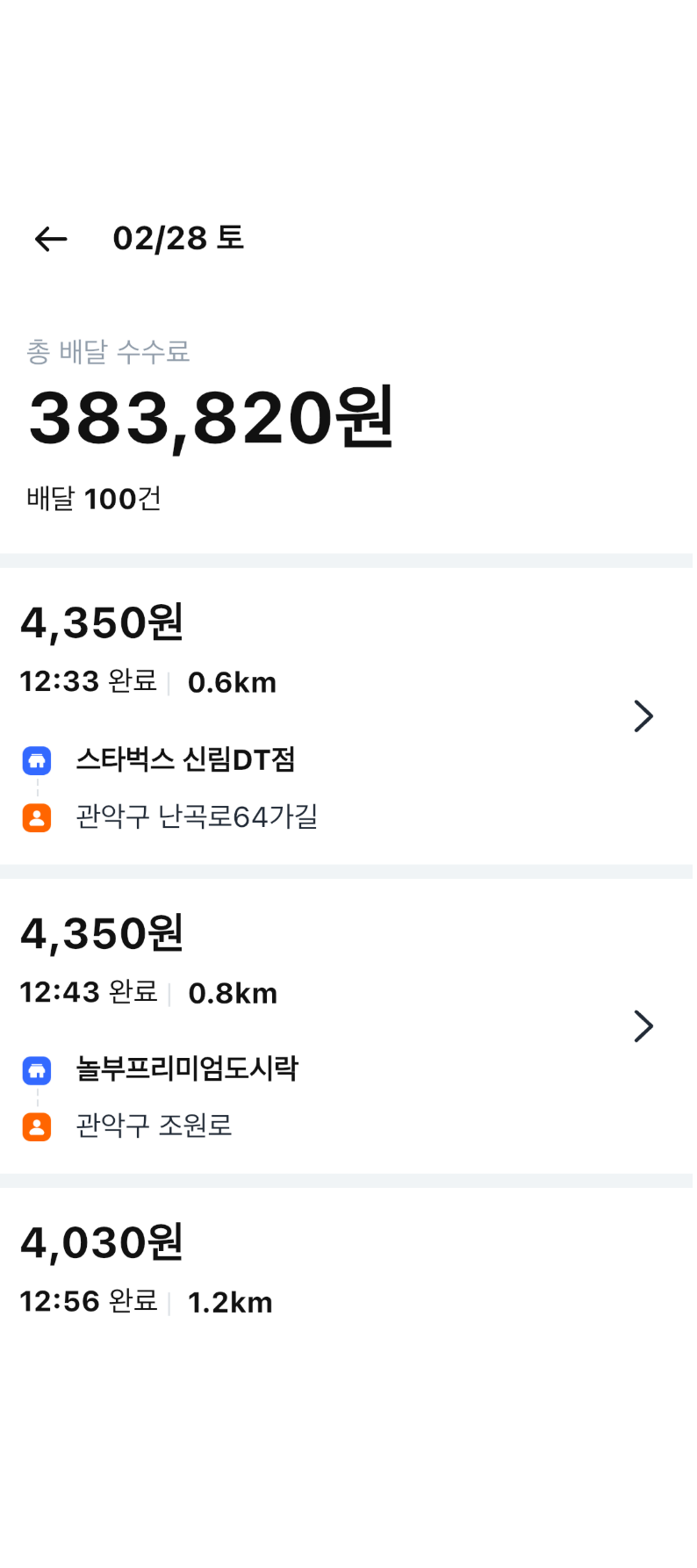 [잡담] 어제 배달 투잡한거 수입 | 인스티즈