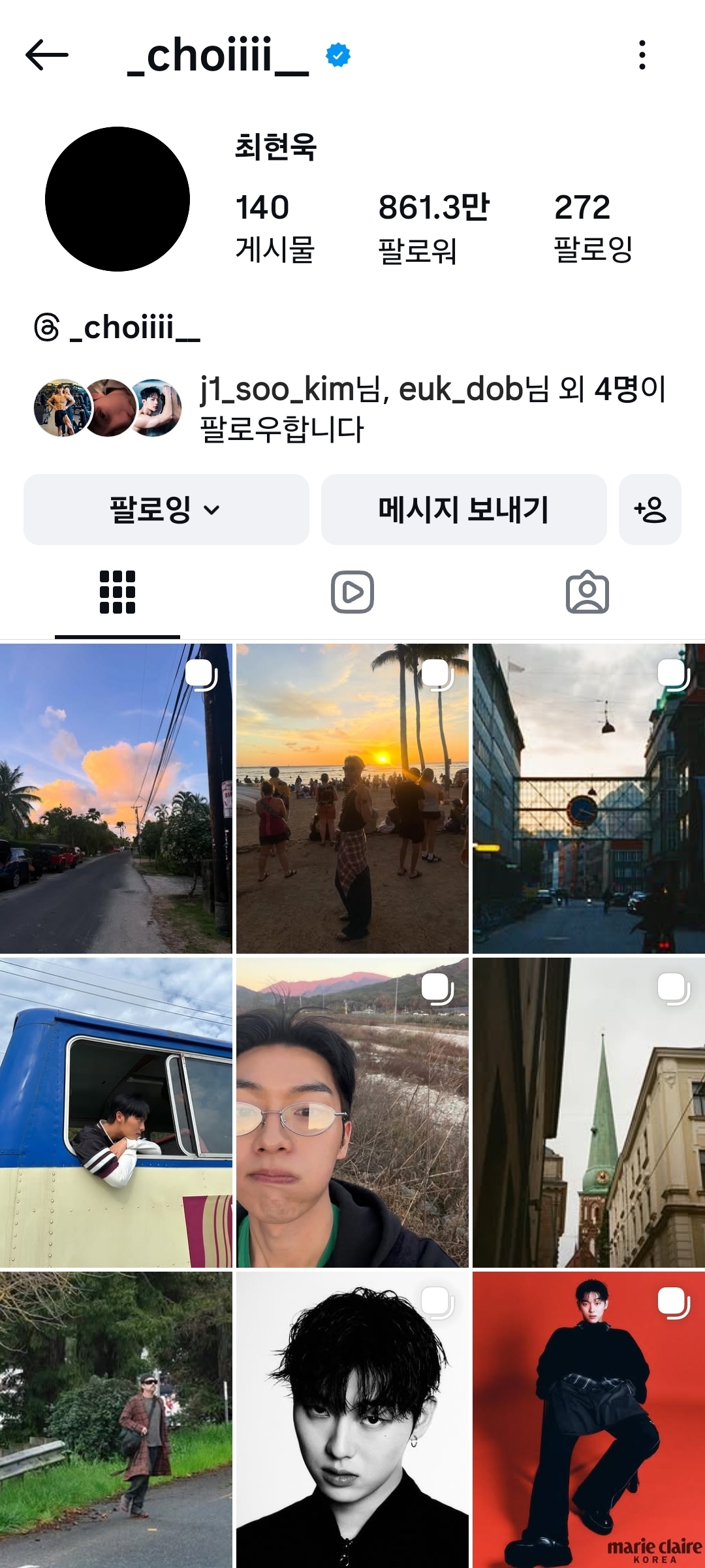 [잡담] 최현욱 인스타 팔로워 861만이네 ㅎㄷㄷ | 인스티즈