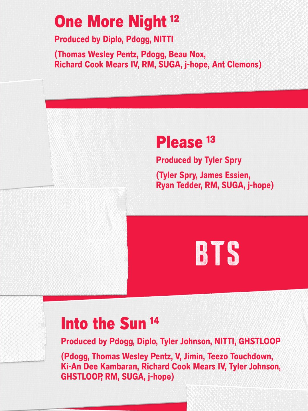[정보/소식] BTS 신규 앨범 프로듀서진 목록 | 인스티즈