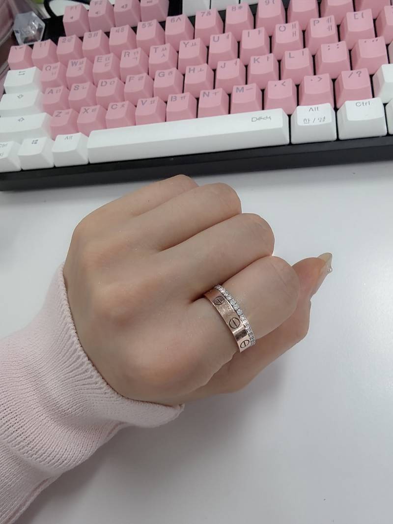 [잡담] 반지 사온 기념 자랑 🩵 40 | 인스티즈