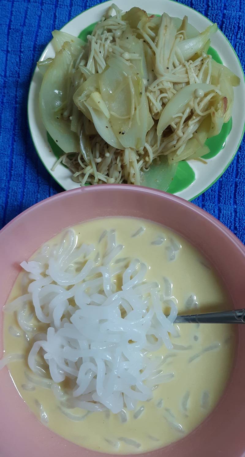 [잡담] 오랜만에 곤약 넣은 콩국 | 인스티즈