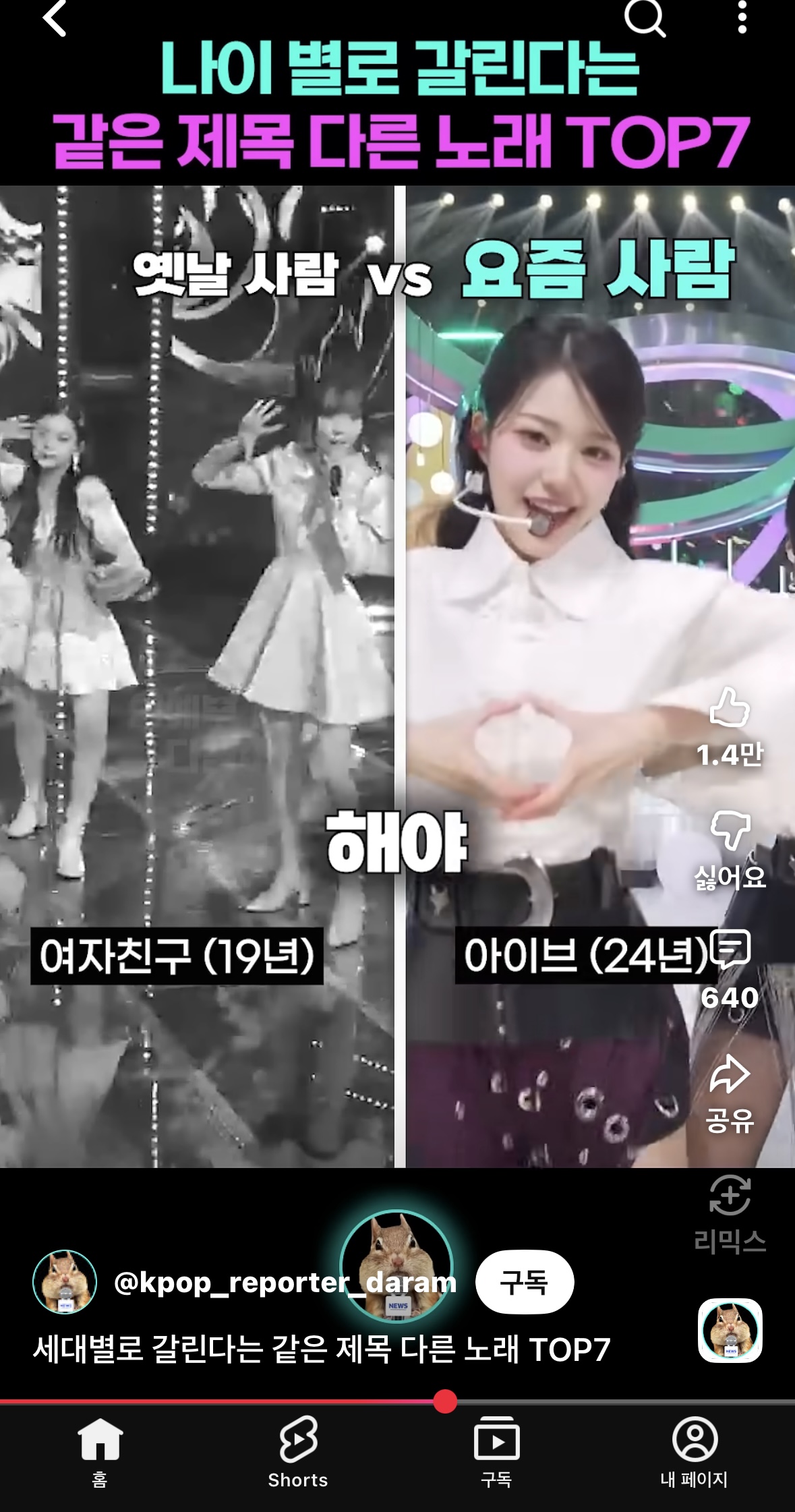 요즘 옛날 사람 기준이래🫠 | 인스티즈