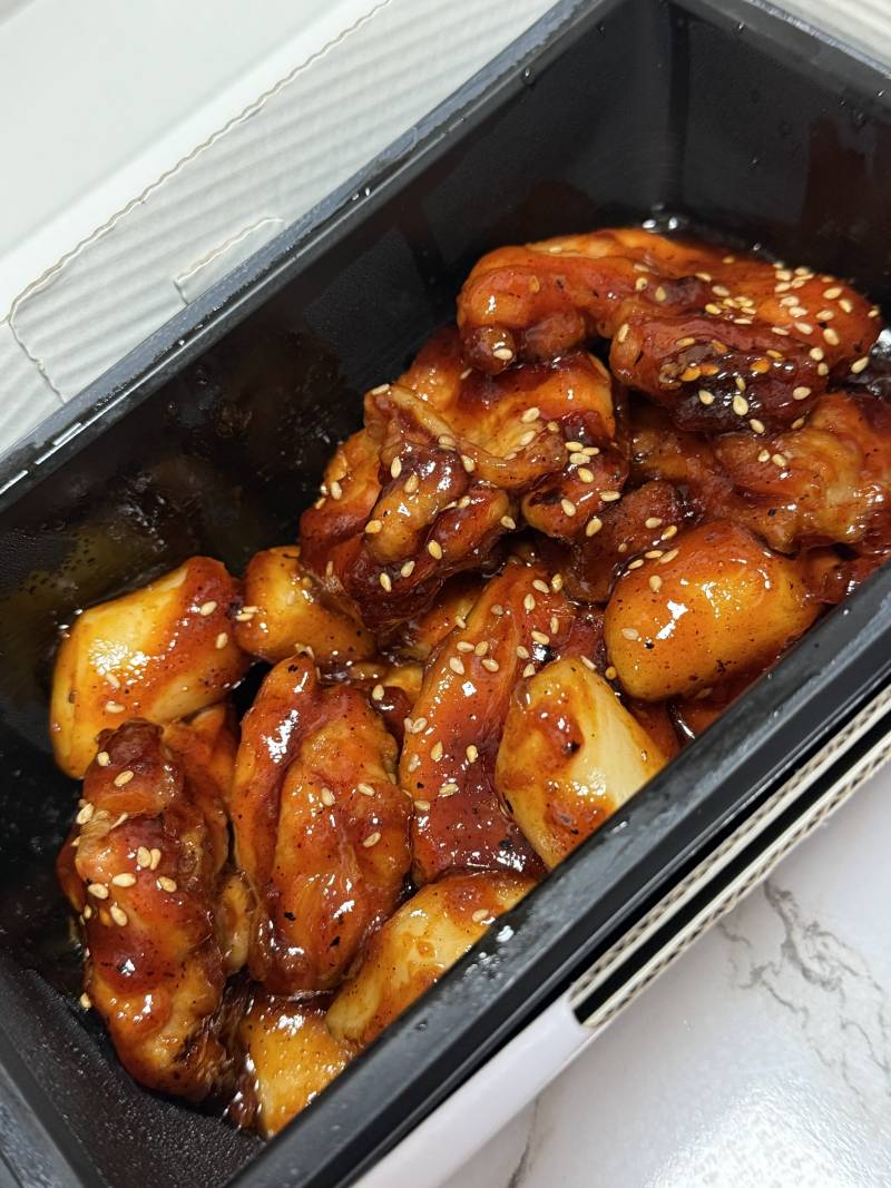 [잡담] 와 꾸블라꼬 치킨..? 원래 이렇게 양이 작아?? | 인스티즈