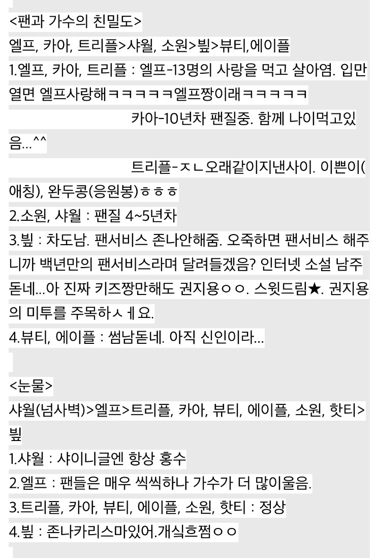 [정리글] 그시절 2세대 팬덤 특징/ 팬덤 의인화 | 인스티즈