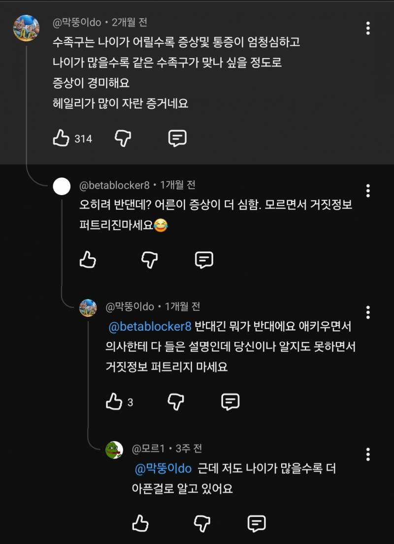 [잡담] 유튜브 댓글 잘못된 정보 진짜 많은 듯 | 인스티즈