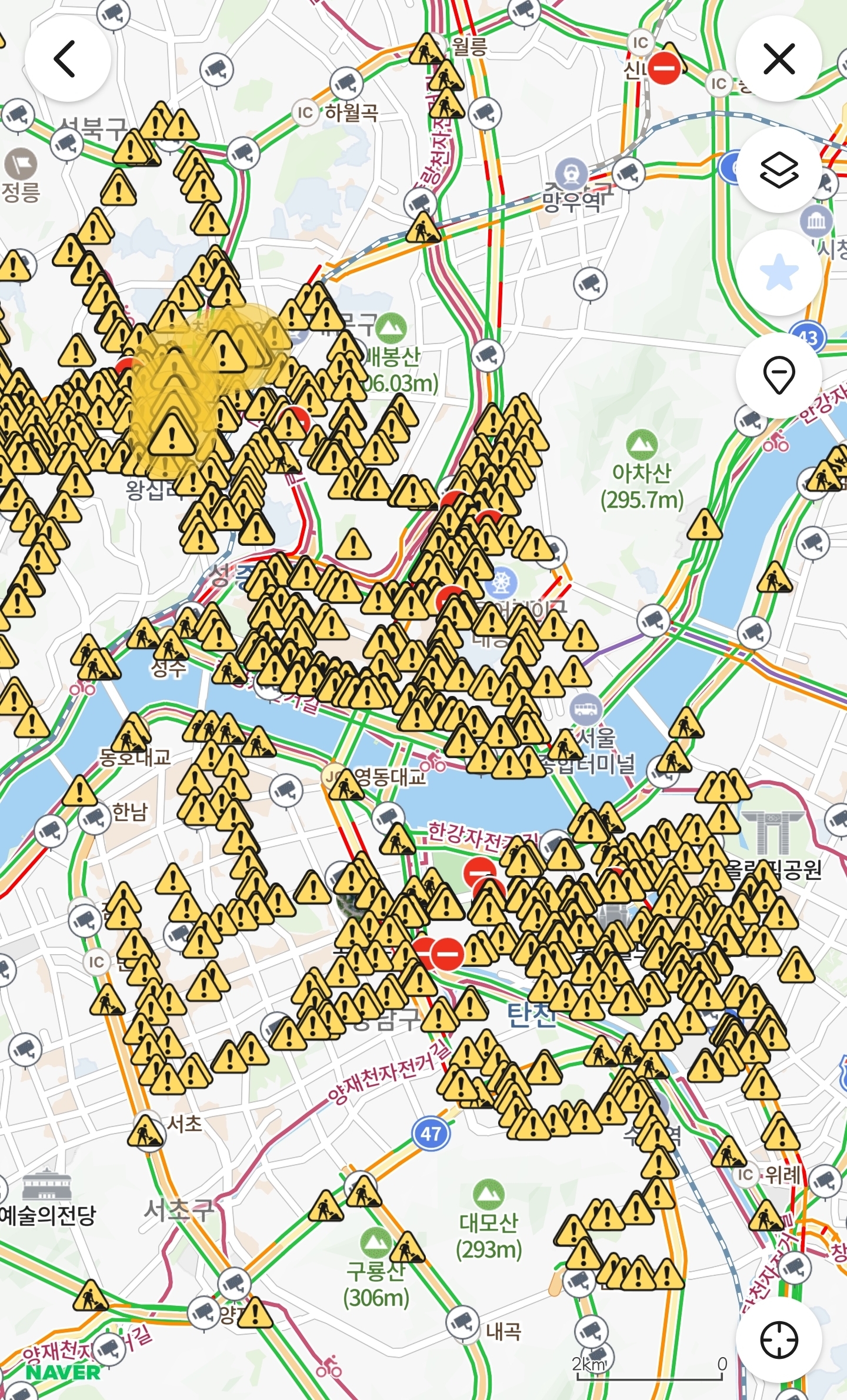 [잡담] 지도 들어갔는데 서울에 뭔일난줄..ㅋㅋㅋㅋ | 인스티즈