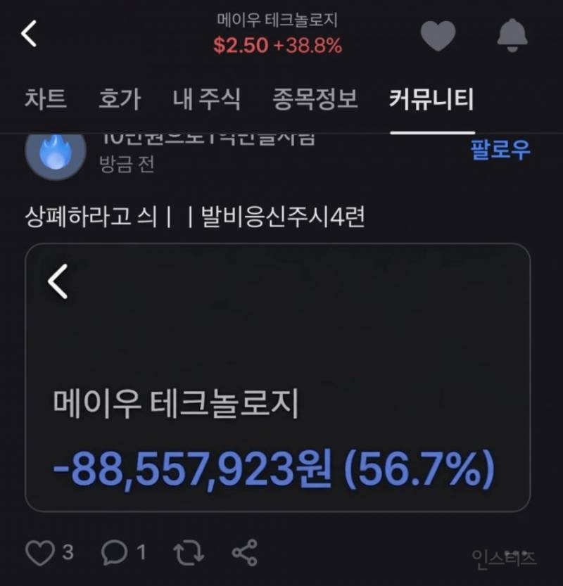 급등주를 함부로 사면 안되는 이유.jpg | 인스티즈