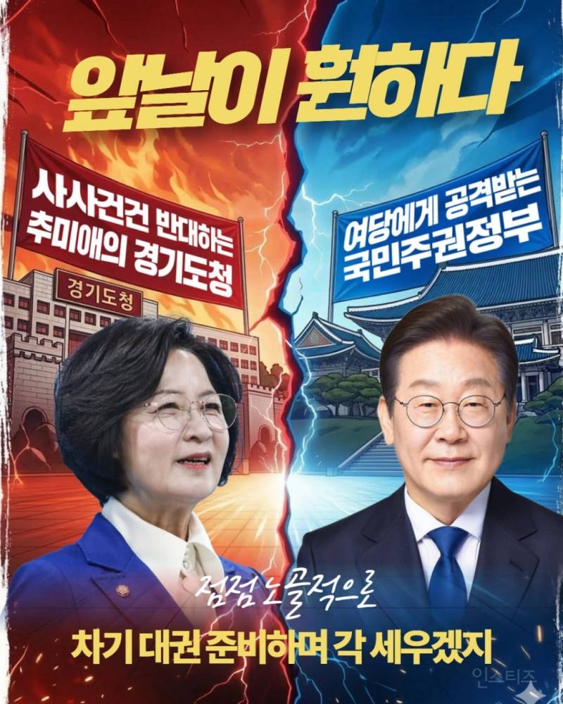 추미애 경기도 vs 이재명 청와대 결국 이렇게 될 듯 | 인스티즈
