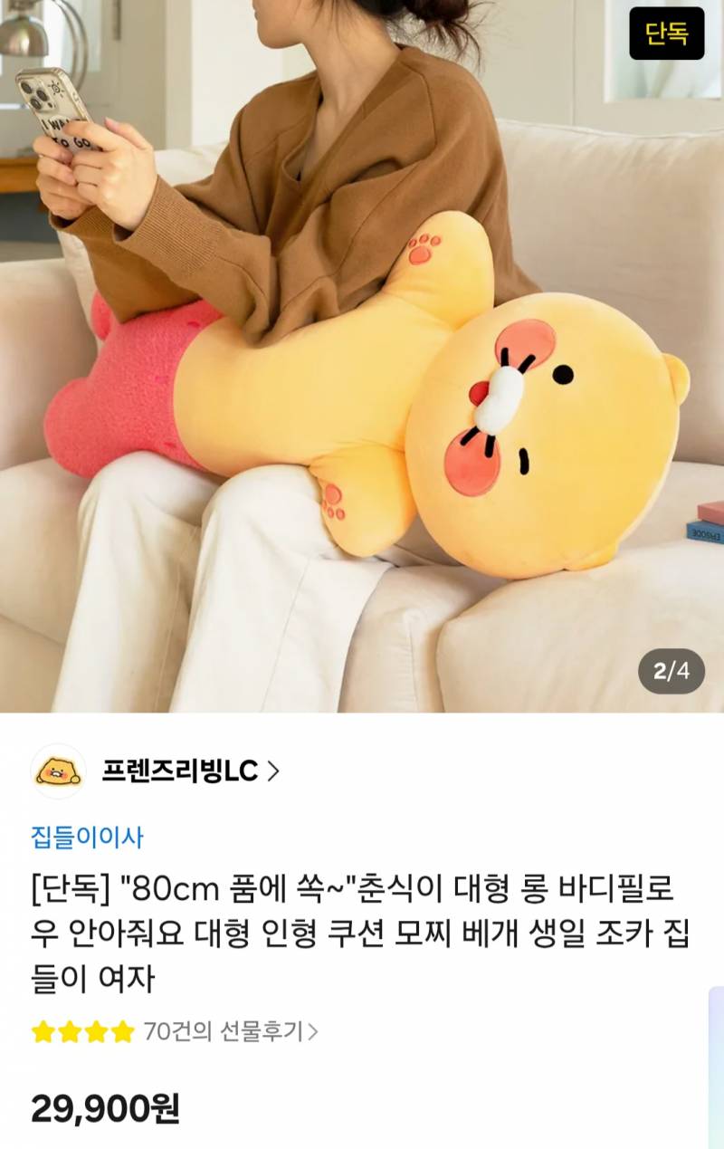 [잡담] 바디필로우 둘 중에 뭐가 더 귀여워?! | 인스티즈