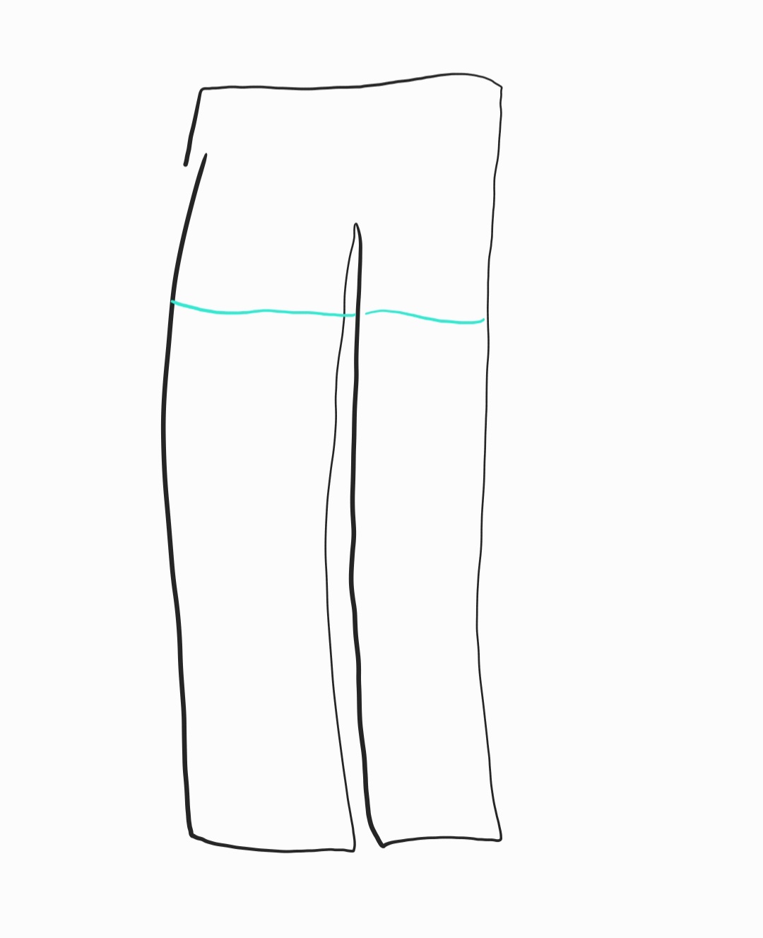 [잡담] 바지 입을 때 이런 선이 보이는데 이게 뭐지? | 인스티즈