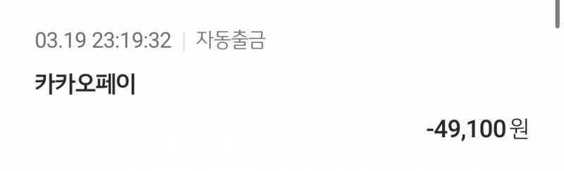 [잡담] 카카오페이 자동출금 왜 뜨지? | 인스티즈