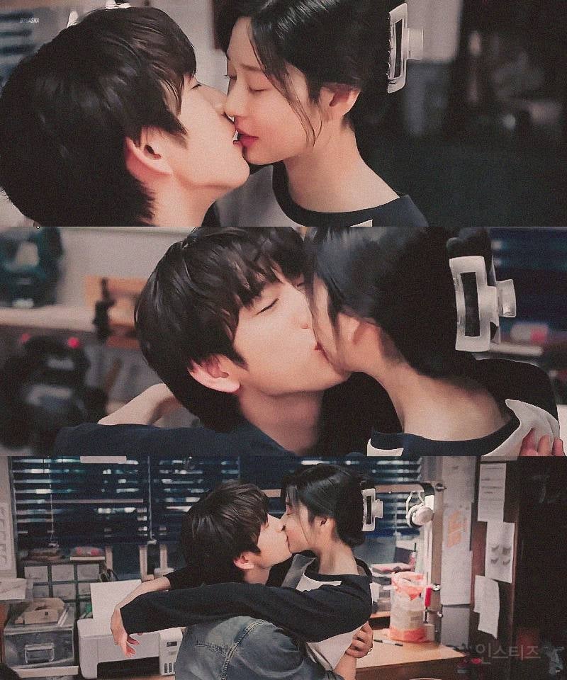 20살 때 헤어져서 10년만에 다시 만난 연인들의 키스신 | 인스티즈