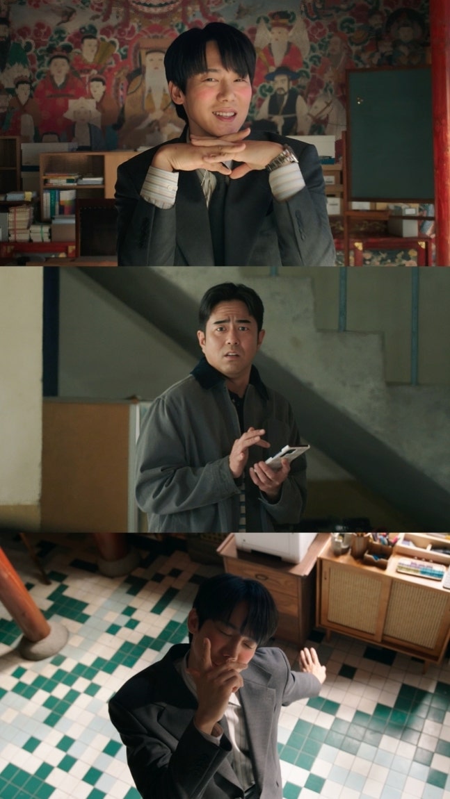 [정보/소식] 신이랑) 유연석이 왜? 뜬금없이 '러브 다이브' 신들린 아이돌 댄스(신이랑) | 인스티즈