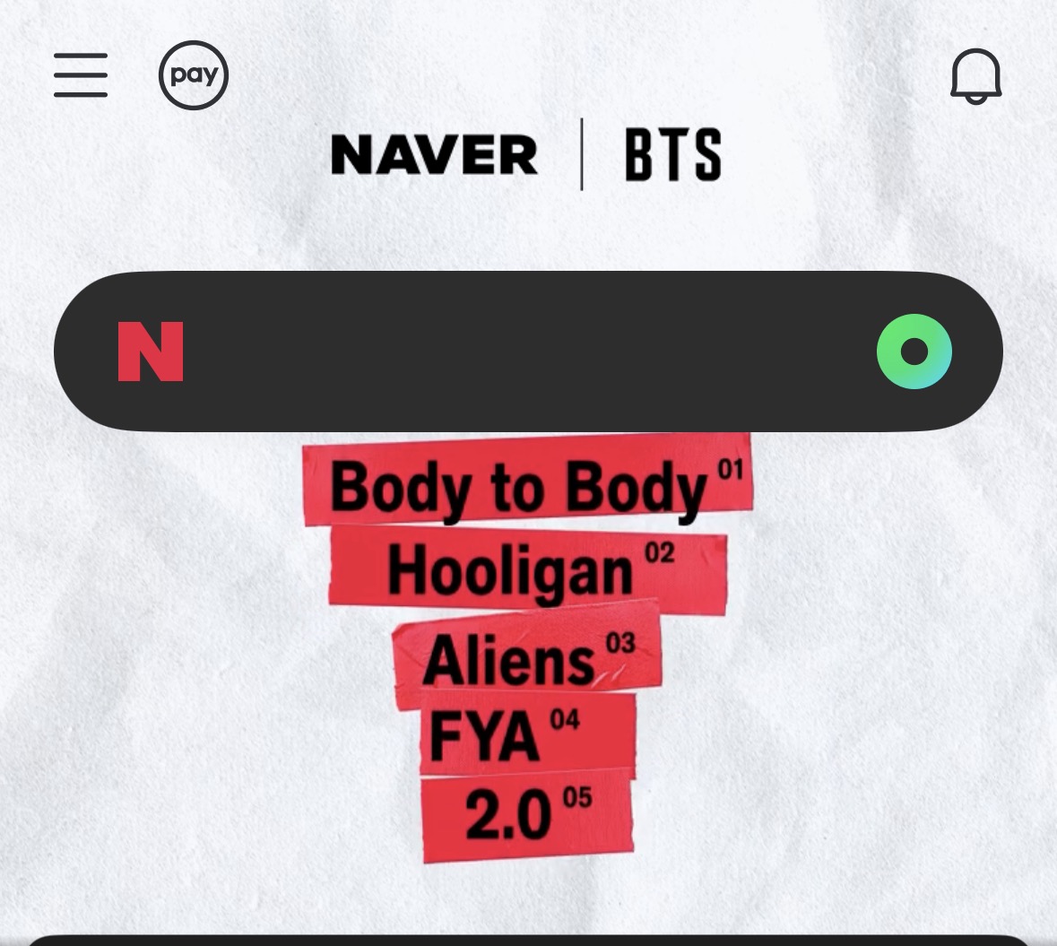 [잡담] 네이버 방탄이랑 콜라보했나보네 | 인스티즈