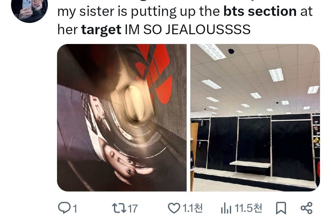 [잡담] 미국 전국단위 대형마트에 생긴 방탄 앨범 섹션 | 인스티즈