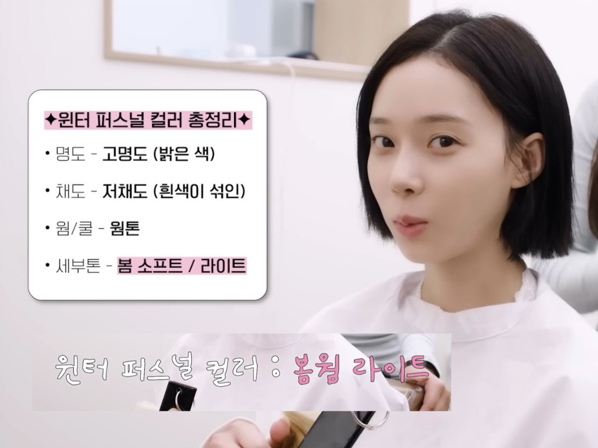 [잡담] 윈터 퍼스널 컬러 총정리 | 인스티즈