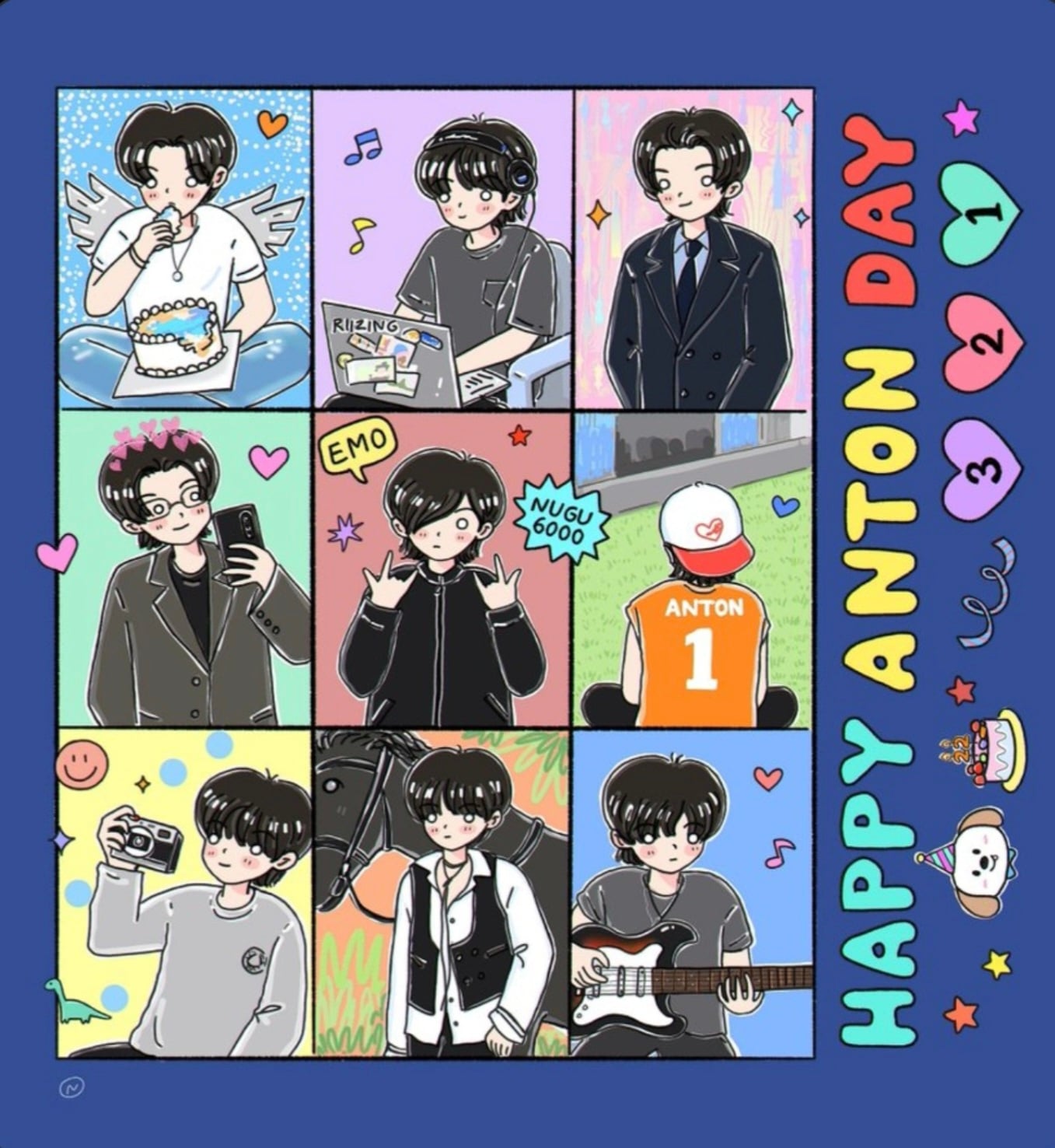 [잡담] 앤톤 생일 팬아트 | 인스티즈