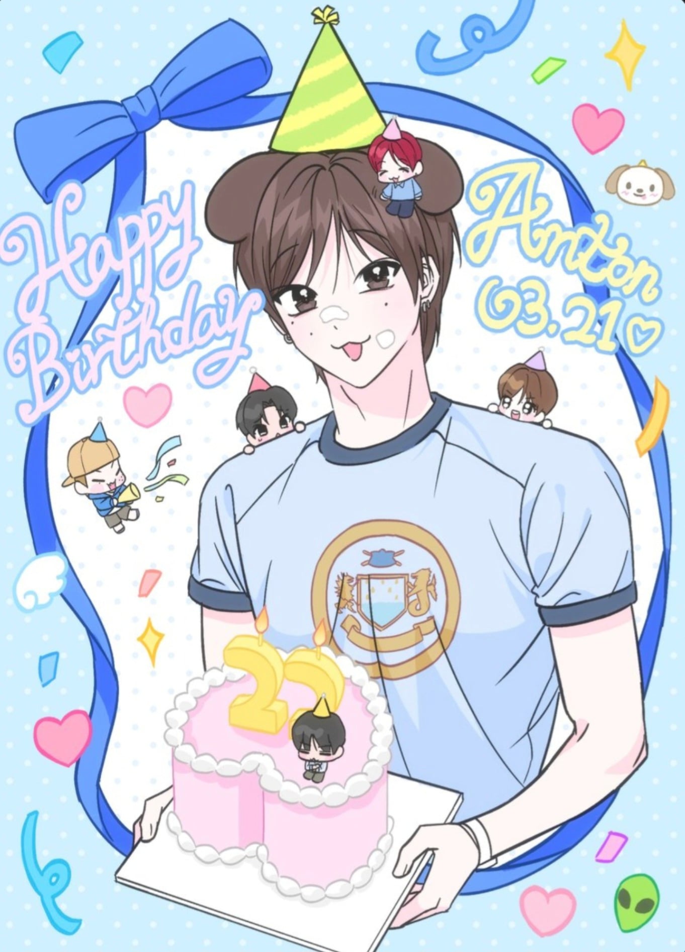 [잡담] 앤톤 생일 팬아트 | 인스티즈