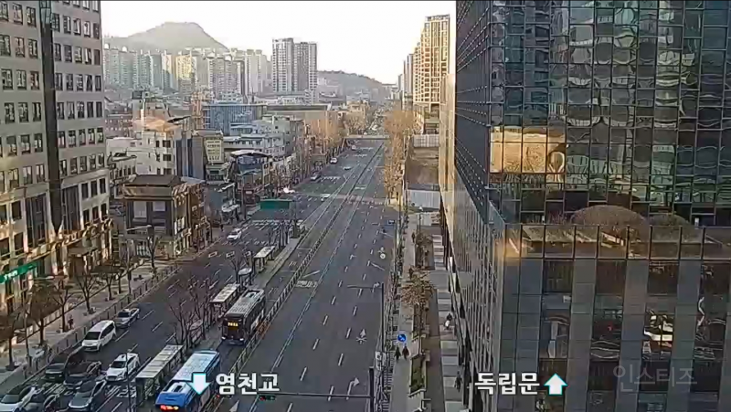 실시간 CCTV로 보는 방탄 공연장 및 인근 통제구역 | 인스티즈