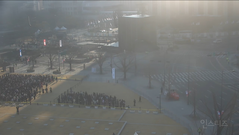 실시간 CCTV로 보는 방탄 공연장 및 인근 통제구역 | 인스티즈