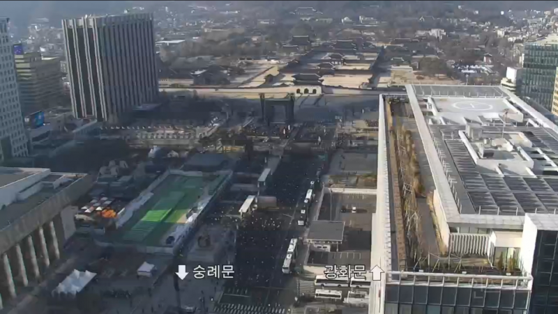 실시간 CCTV로 보는 방탄 공연장 및 인근 통제구역 | 인스티즈