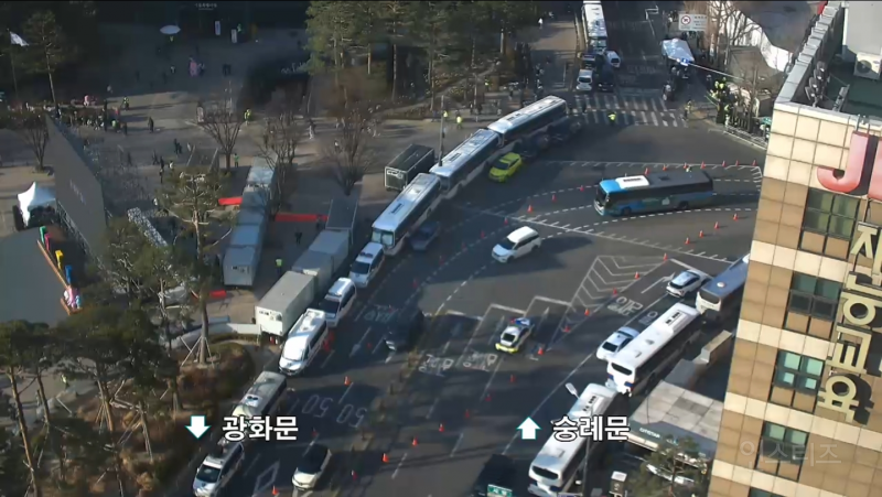 실시간 CCTV로 보는 방탄 공연장 및 인근 통제구역 | 인스티즈