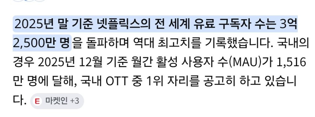 [잡담] 와 진짜 넷플릭스 유료구독자가 3.5억명이니.. | 인스티즈