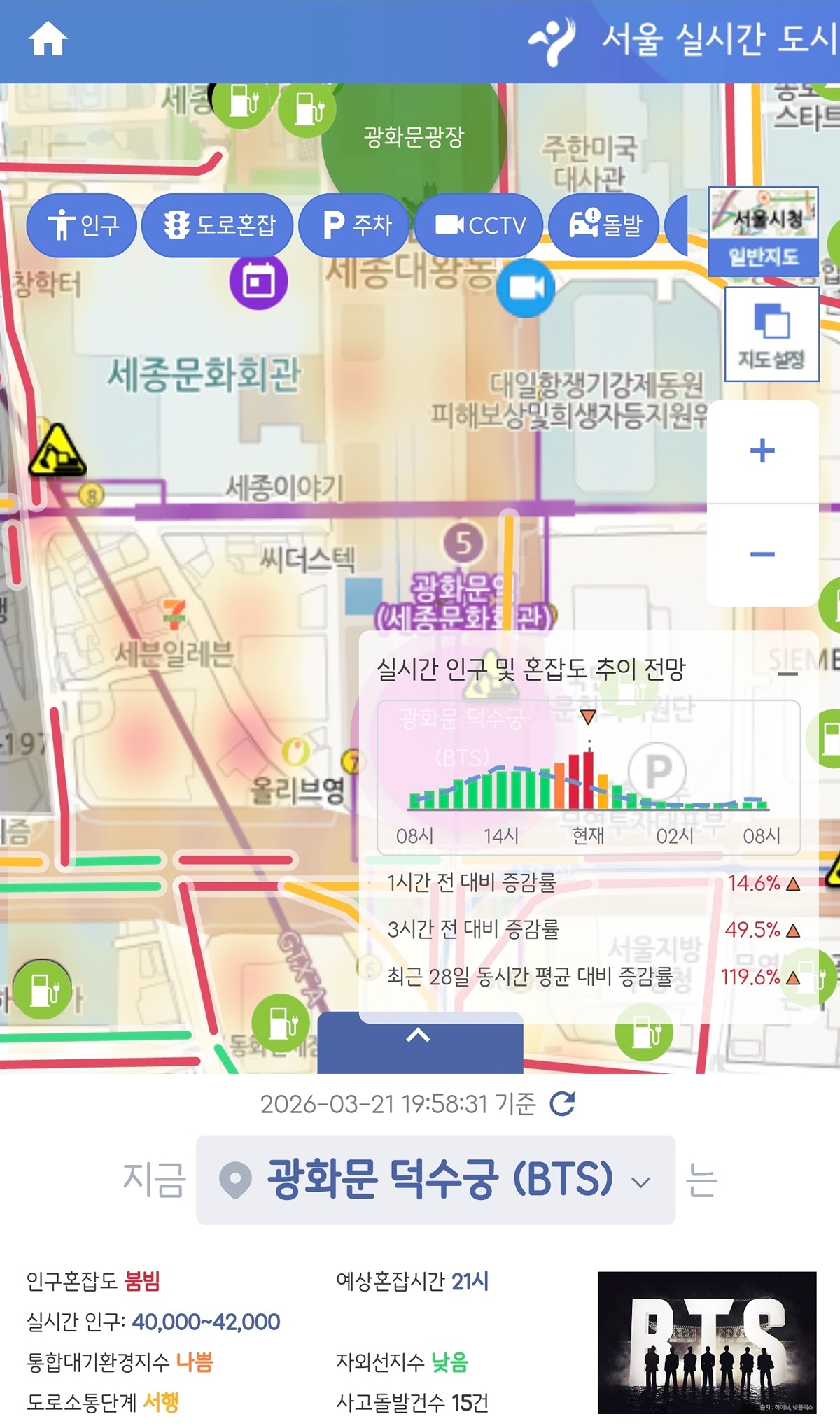 [정리글] 오늘 방탄 공연 진짜 많이 쳐서 2.5만명임 | 인스티즈