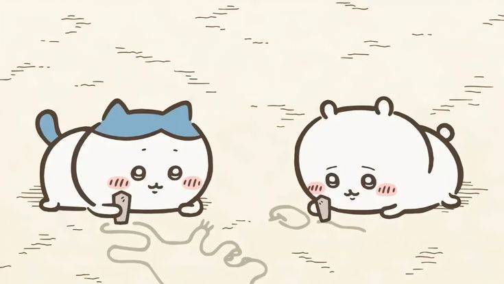 [잡담] 하치 치이 엎드려서 낙서 끄적 | 인스티즈
