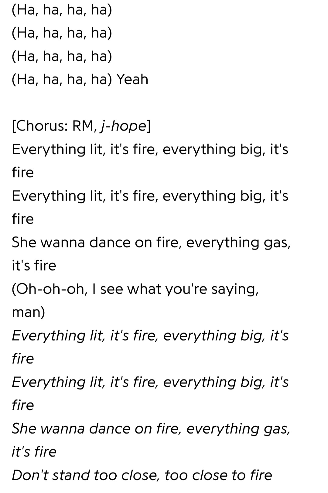 [정보/소식] 어제 광화문 공연에서 'FIRE' 들어간 노래 개사 없이 부른 방탄소년단 - 인스티즈(instiz) 연예 카테고리