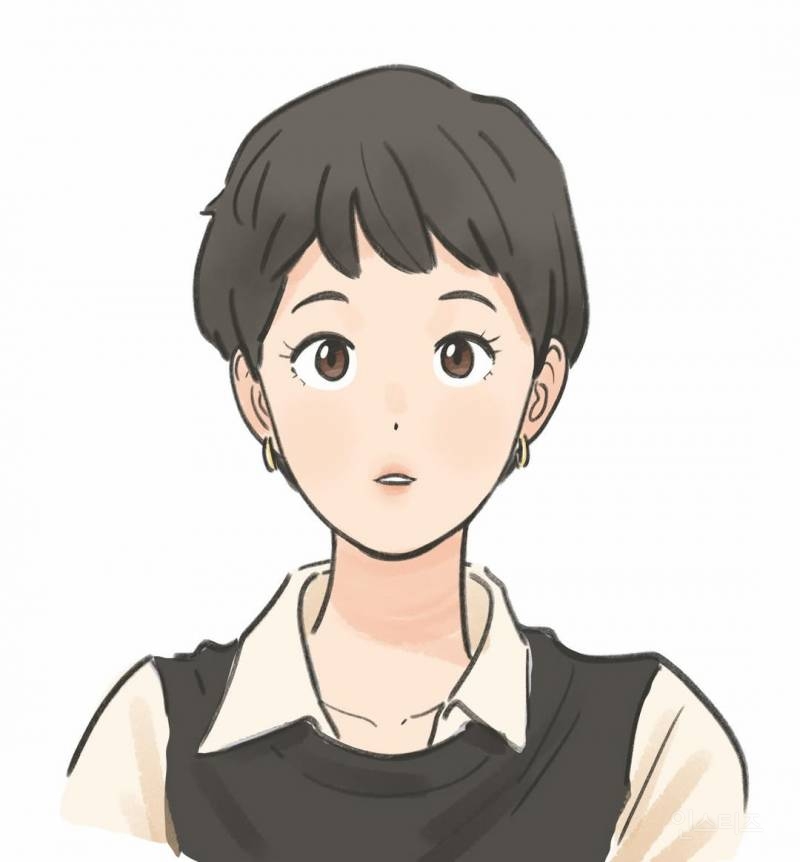 <유미의 세포들> 작가 무빙건이 그린 김고은(유미)과 김재원(순록) | 인스티즈