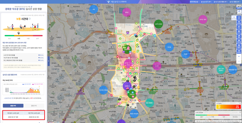 광화문 상권 최근 4주중에 어제가 제일 소비 적었다고 함...jpg | 인스티즈