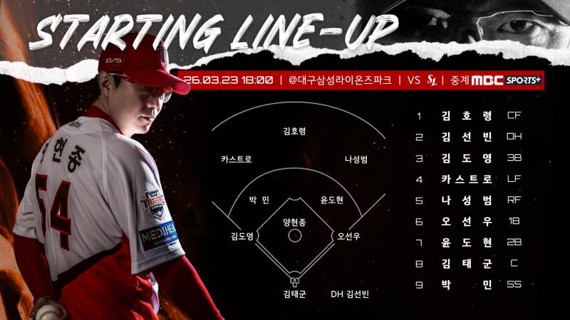 [OnAir] 🐯260323 시범경기 vs 삼성 달글🐯 | 인스티즈