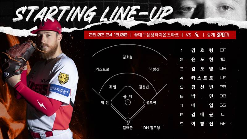 [OnAir] 🐯260324 시범경기 vs삼성 달글🐯 | 인스티즈