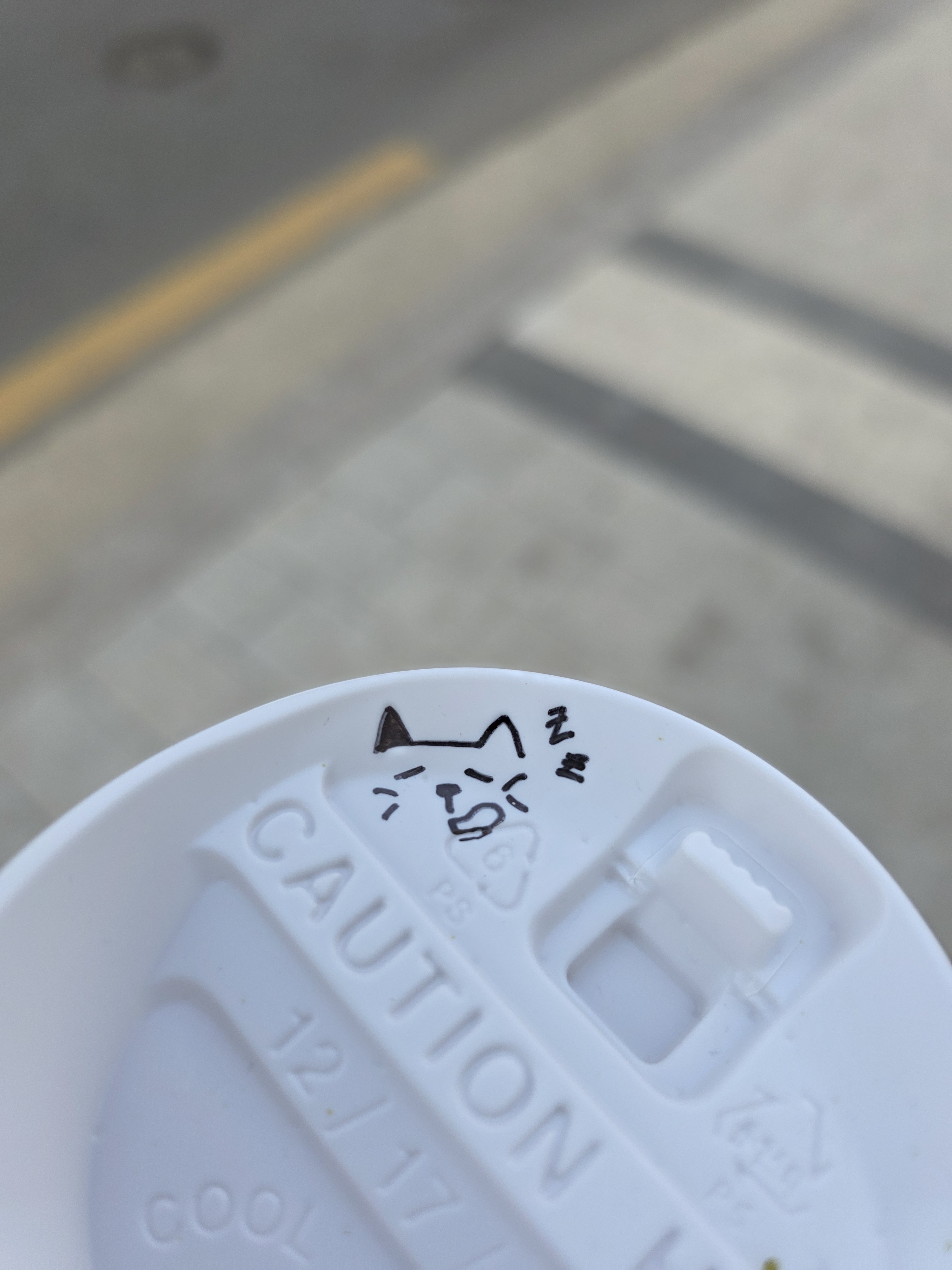 [잡담] 히히 메가커피에서 고양이 낙서 받았어 | 인스티즈