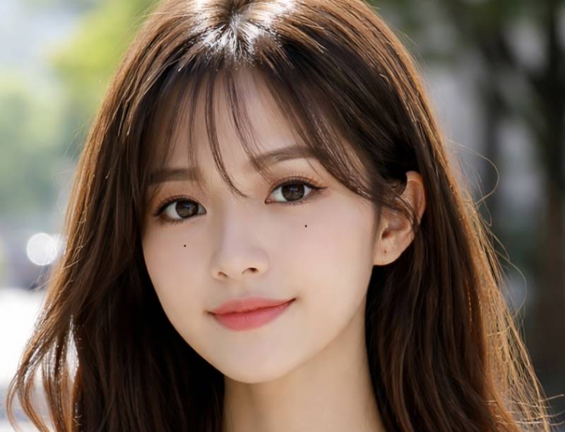 [잡담] 나 눈밑~볼쪽에 점 있는데 되게 이상해 사진은 ai임 | 인스티즈