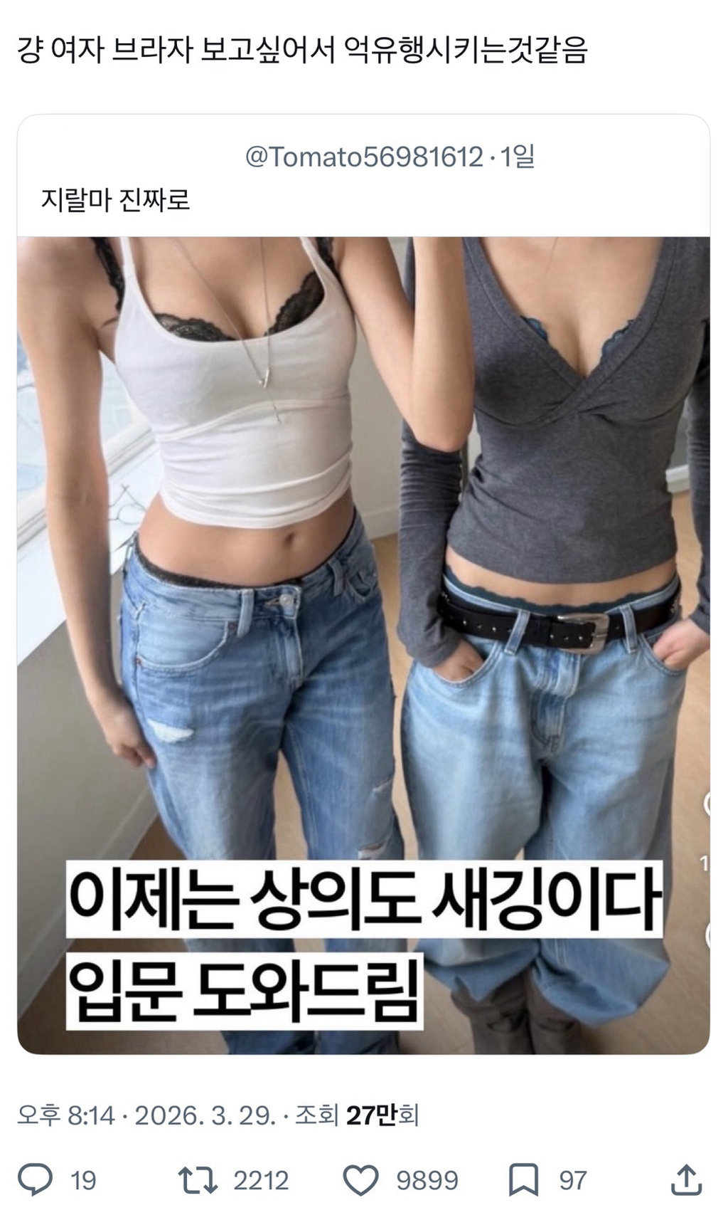 [잡담] 와 또 ㄹㅈㄷ 억유행 하나 왔다..... | 인스티즈