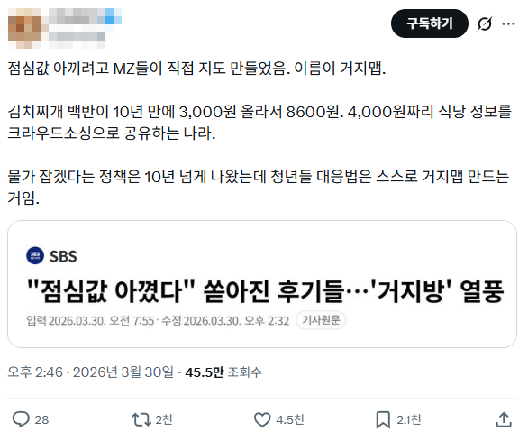 ❗️MZ들이 돈이 없어서 식대 절약하기 시작함❗️ | 인스티즈
