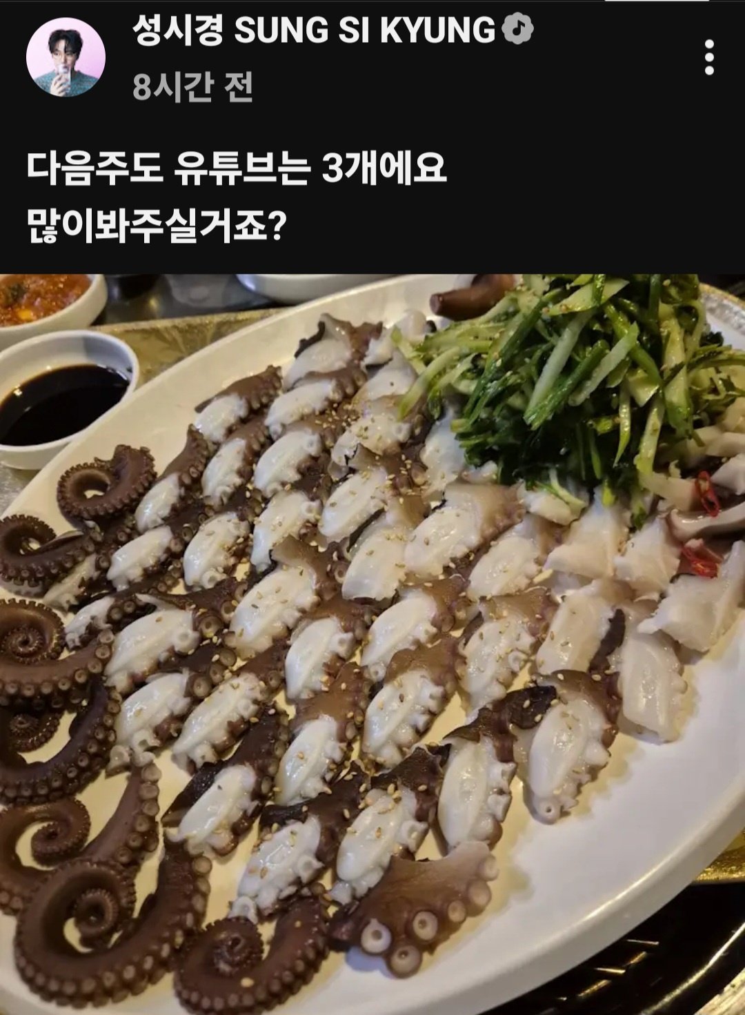 [잡담] ㅅㅅㄱ님 이 문어사진 방송 언제해? 정국이 나올까? | 인스티즈