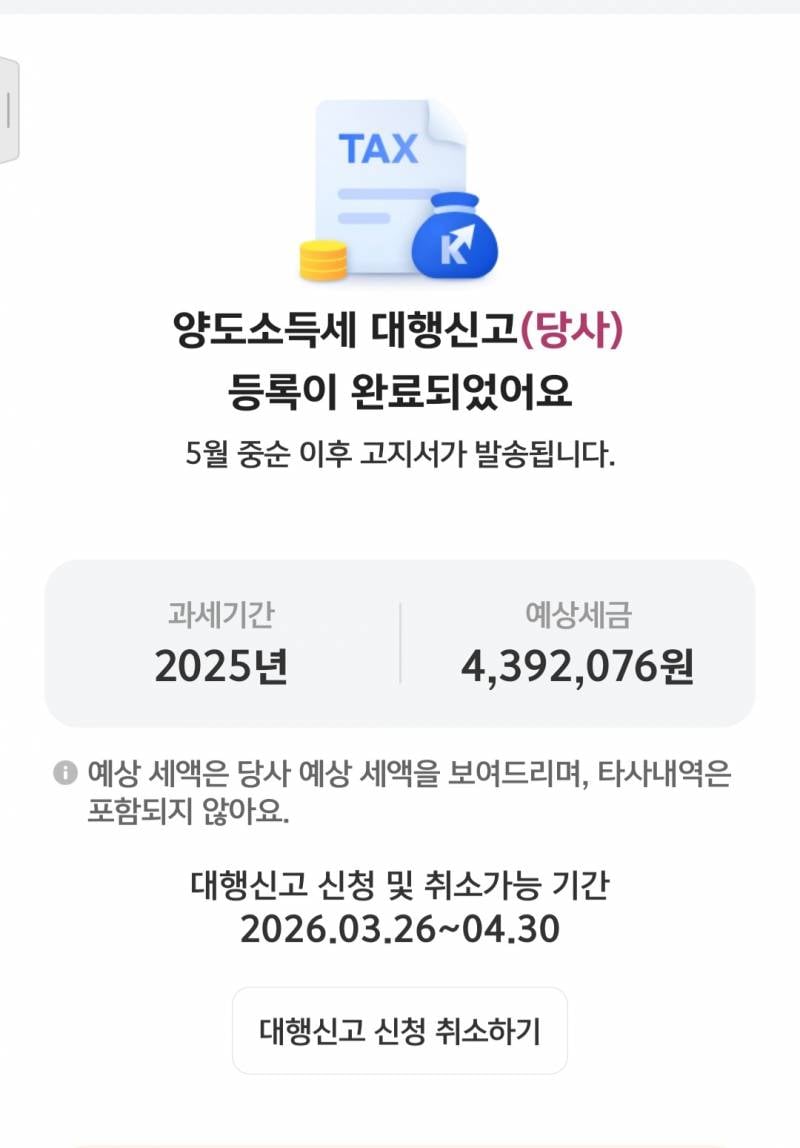 [잡담] 미국주식) 키움 쓰는데 벌써 양도세 대행신고 받더라 | 인스티즈